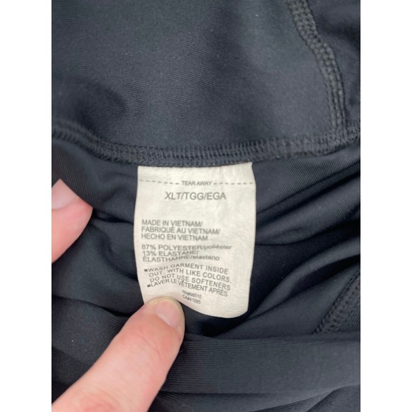 J Percy Vtg Black Faux Suede Fur Lining Trim Coat Size Women‎ XL - Picture 9 of 11